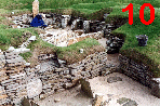 Ancient excavations at Skara Brea, Orkney